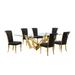 Rosdorf Park Rectangular 6 - Person Dining Set Metal | Wayfair 65302AEC781D4F01A4E04531DD59F33C