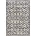 Gray/White 96 x 60 x 0.25 in Area Rug - Bungalow Rose Kaylani Transitional Medallion Area Rug Polyester | 96 H x 60 W x 0.25 D in | Wayfair