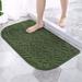 Green 31.5 x 20 x 0.3 in Kitchen Mat - Winston Porter Demirhan Non-Skid Kitchen Mat | 31.5 H x 20 W x 0.3 D in | Wayfair