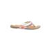 Talbots Flip Flops: Pink Shoes - Women's Size 7 - Open Toe