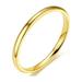 Temperament Versatile 2Mm Thin Titanium Steel Ring Female Fashion Plain Ring Tail Ring Jewelry Styling Powder