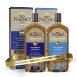 Tio Nacho Thickening Shampoo and Conditioner Set Volumizing Anti Hair Loss & Anti Breakage with Royal Jelly Nettle & Ginseng Paraben & Cruelty Free 14 Fl Oz Each