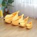 (Yellow-M) 1pc Banana Cat Bed House Funny Cute Cozy Pet Cat Nest Warm Comfort Soft Washable