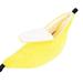 Farfi Banana Shape Pet Hamster Plush Sleeping Bed Home Hanging Nest Warm Swing Hammock (Yellow)