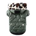 Dog Clothes Winter Casual Warm Two Feet Clothes Teddy Myna Padded Jacket