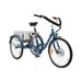 Viribus 26 Electric Tricycle 350W Cruiser Tricycle w Basket 36V 10Ah Navy for Adult Unisex