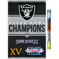 NFL Las Vegas Raiders - Champions 23 Wall Poster 22.375 x 34