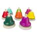 STARTIST Kids Play Desk Bells Hand Bells Diatonic Educational Music Toys Rainbow Musical Bells Birthday Gift Handheld Percussion Bells