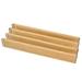 4 Pack Bamboo Drawer Dividers Drawer Organizer Drawer Separator Spring Retractable Adjustable Short