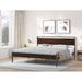 Industrial Style King Size Metal Bed with Headboard and Footboard