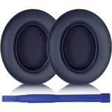 Adhiper Replacement Earpads Ear Cushions Pads Muffs Compatible with Beats by Dr.Dre Studio 2 Studio 3 B0500 B0501 Wired Wireless Over-Ear Headphones (Navy blue)