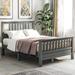 Solid Pine Wood Platform Bed, Full, Simple & Stylish Assembly