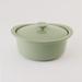 BergHOFF Balance Stone Casserole 9.5", 4.5qt. With Stone Cover, Sage