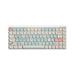 iBlancod Wireless Mechanical Keyboard 84 Keys 2.4G+BT5.0+Type-C 3 Connections 75% Low Profile Layout Keyboards for Tablets