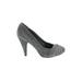Rocket Dog Heels: Pumps Stilleto Cocktail Gray Marled Shoes - Women's Size 7 1/2 - Round Toe