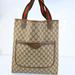 Gucci Bags | Auth Gucci Tote Bag Sherry Line Browns #85650g16b | Color: Brown | Size: W:12.25" X H:14.25" X D:3.5"