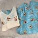 Disney Intimates & Sleepwear | Medium Disney Store Pooh Bear Winnie The Pooh 100% Cotton Skiing Pajama Set | Color: Blue | Size: M