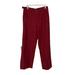 Zara Pants & Jumpsuits | New Zara Trafaluc Collection Woman’s Pants With Belt, Burgundy, Sz L. | Color: Red | Size: L