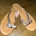 Kate Spade Shoes | Kate Spade New York Igra Flip-Flop Sandal Rose Gold Size 8.5 | Color: Gold/Pink | Size: 8.5