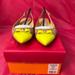 Kate Spade Shoes | Kate Spade Patent & Cork Italian Leather Flats In Original Packaging & Box! | Color: Green/Tan | Size: 8