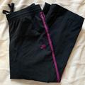 Nike Pants & Jumpsuits | Nike Cropped Drawstring Gym Track Pants | Color: Black/Purple | Size: S