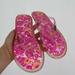 Lilly Pulitzer Shoes | Lilly Pulitzer Jelly Flip Flops | Color: Pink | Size: 8
