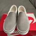 Vans Shoes | Grey Slip On Vans | Color: Gray | Size: 6