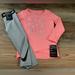 Nike Matching Sets | Nike Girls Drifit Long Sleeve Top & Leggings Outfit Size 4t(Nwt) | Color: Gray | Size: 4tg