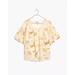 Madewell Tops | Madewell Women's Flutter-Sleeve Rhyme Top In Floral Print Small Mc748 #7 ($68) | Color: Cream/Yellow | Size: S
