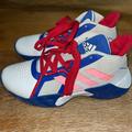 Adidas Shoes | Adidas Court Vision 2 Basketball Shoes Red White Blue Size 3 1/2y | Color: Red/White | Size: 3.5b