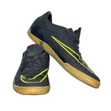Nike Shoes | Nike Hypervenom Phelon Ii Ic Black Neon Volt Indoor Soccer Shoes Mens Size 12 | Color: Black/Yellow | Size: 12