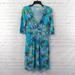 Lilly Pulitzer Dresses | Lilly Pulitzer Blayney Dress Women Xs Blue Floral Ruffle Let’s Get Ginky Pockets | Color: Blue | Size: Xs