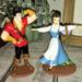 Disney Toys | Disney Princess Belle Gaston From Beauty & The Beast Pvc Collectible Figures | Color: Blue/Red | Size: 3+