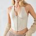 Urban Outfitters Tops | Brand New Urban Outfitters Top Cream Medium | Color: Cream | Size: M