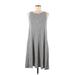 Old Navy Casual Dress - A-Line: Gray Marled Dresses - Women's Size Medium