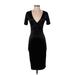 Trafaluc by Zara Casual Dress - Bodycon: Black Dresses - Women's Size Small