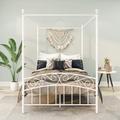 Red Barrel Studio® Queen Size Metal Canopy Bed Frame Metal | Full | Wayfair 4A62368E58034C0DA81A78C8F9BD9FD6