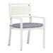 Summer Classics Avondale Aluminum Patio Dining Armchair w/ Cushions in White | Wayfair 340094+C594H4210W4210