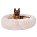 Tucker Murphy Pet™ Calming Donut Dog Bed for Extra Large Dogs in Pink | 10 H x 45 W x 45 D in | Wayfair 5F2ECF4EF64F42FCB769E09AFDE98807
