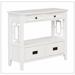 Red Barrel Studio® Tompson 36.02" Solid Wood Console Table Wood in White | 31.5 H x 36.02 W x 12.99 D in | Wayfair 4605949BE5DE4EE9AA384C074D35F635
