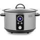 BLACK DECKER BXSC16045GB Slow Cooker - Stainless Steel, Stainless Steel