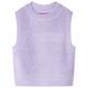 vidaXL Kids' Sweater Vest Knitted Light Lilac 92