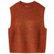 vidaXL Kids' Sweater Vest Knitted Cognac 116