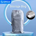 ORICO SA1810 custodia per telefono custodia in velluto per caricabatterie USB/cavo USB/Power Bank/telefono colore grigio 180*100mm