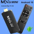 MXQMINI Android 10 mini TV Stick Quad Core Supporto 4K HD 2.4G WiFi Smart TV Box Android H.265 Lettore multimediale Set Top Box