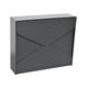Wall Mounted External Letterbox Lockable Galvanised Steel Powder Coated Contemporary Mailbox- Gavia,