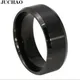 Juchao Schmuck klassische Ringe Männer Titan Stahl schwarz Schmuck Ring neu