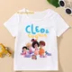 Jungen T Shirt Für Mädchen Tops Cleo Cuquin Graphic Tee t shirts Familia Telerin Kinder kleidung