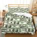 3D Dollar Printed Bedding Cover Set Creative Home Textiles Duvet Cover Set Bedspreads Full (80 x90 )