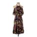 Jason Wu Collective Cocktail Dress: Black Floral Dresses - Women's Size 0